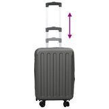 Suitcase Folding Dark grey 34 x 23 x 55.5 cm ABS Plastic 42006230