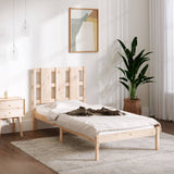 Bed Frame without Mattress 100x200 cm Solid Wood Pine 3105590