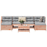 7 Piece Garden Sofa Set Solid Wood Douglas Fir 3250990