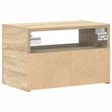 Wall-mounted Bedside Cabinets 2 pcs Sonoma Oak 45x26x28.5 cm 858601