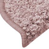 Stair Mats 30 pcs 65x21x4 cm Light Pink Half Round Large 3365820