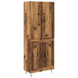 Highboard 2 pcs Old Wood Engineered Wood 3415658