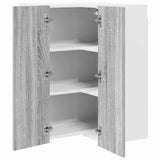 Hanging Cabinet Grey Sonoma and White 57 x 57 x 80 cm 884295