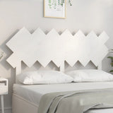 Bed Headboard White 151.5x3x81 cm Solid Wood Pine 819226