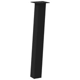 Console Table Legs 4 pcs Black 72 cm Steel 4012504