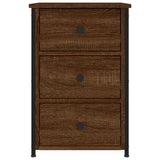 ZNTS Bedside Cabinet Brown Oak 40x36x60 cm Engineered Wood 826001