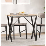 Dining Table Legs X-Frame 80x40x73 cm Steel 357909