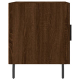 Bedside Cabinets 2 pcs Brown Oak 40x40x50 cm Engineered Wood 827611