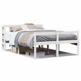 Senior Bed with Headboard without Mattress White 150x200 cm 3305868