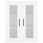 Highboard White 69.5x34x180 cm Engineered Wood 3198553