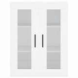 Highboard White 69.5x34x180 cm Engineered Wood 3198553