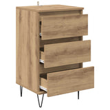 Sideboard Artisan Oak 40 x 35 x 70 cm Engineered Wood and Iron 881706