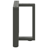 Coffee Table Legs T-Shaped 2 pcs Anthracite 50x25x cm Steel 4013030