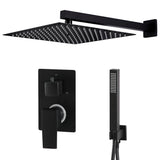 Shower System Stainless Steel 201 Black 147718