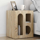 Bedside Table 2 pcs Sonoma Oak 40 x 35 x 50 cm Engineered Wood 891249
