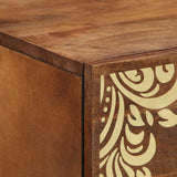Sideboard with Drawer Brown 40 x 33 x 75 cm Solid Mango Wood 4018759