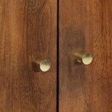 Highboard Brown 60 x 33 x 100 cm Solid Mango Wood 4018766