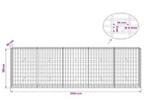 Gabion with 5 mm Wire and 5x10 cm Mesh 250x30x100 cm 3464639