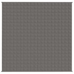 Weighted Blanket Grey 200x200 cm 9 kg Fabric 350778