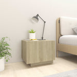 ZNTS Bedside Cabinet Sonoma Oak 100x35x40 cm Engineered Wood 3082768