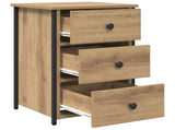 Bedside Cabinet Brown 40 x 36 x 60 cm Solid Reclaim Wood 871259