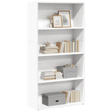 Bookcase White 80x30x152 cm Engineered Wood 857940