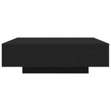 Coffee Table Black Oak 100 x 100 x 31 cm Engineered Wood 863008