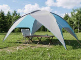 Camping Tent with Rainfly Water-resistant Dome Blue 42028521