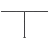 Freestanding Manual Retractable Awning 400x300 cm Yellow/White 3069738