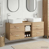 Bathroom Cabinet Set 3 pcs Artisan Oak 49.5 x 41 x 63 cm 3405826