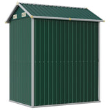 Garden Shed Green 192x152.5x237 cm Galvanised Steel 364529