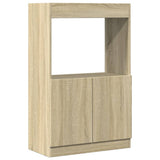 Highboard Sonoma Oak 63x33x100 cm Engineered Wood 855099