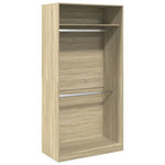 Wardrobe Sonoma Oak 100x50x200 cm Engineered Wood 3307803