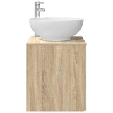 Wall-Mounted Sink Vanity Sonoma Oak 49.5 x 44.5 x 66.5 cm 890304