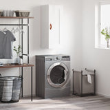 Wall Mounted Cabinet High Gloss White 34.5x34x90 cm Engineered Wood 830478