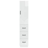 Cabinet Set 2 pcs High Gloss White 33 x 34.5 x 87 cm 3416812