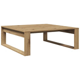Coffee Table Artisan Oak 100x100x35 cm Engineered Wood 856691
