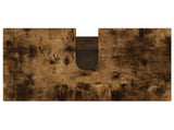 Bathroom Vanity Unit Smoked Oak 60 x 35 x 60 cm Engineered Wood 889410
