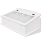 Cutlery Tray MDF White Baroque Style 242645