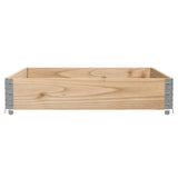 Garden Planter 100x100 cm Solid Pine Wood 3295395