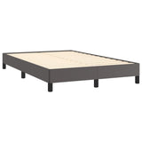 Bed Frame without Mattress Grey 120x190 cm Small Double Faux Leather 379500