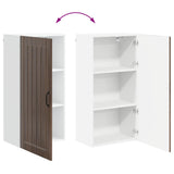 Wall Cabinet LUCCA Brown Oak 50 x 31 x 100 cm Engineered Wood 885132
