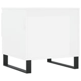 Coffee Tables 2 pcs High Gloss White 50x46x50 cm Engineered Wood 830929