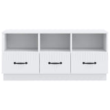TV Cabinet with Drawer White 102 x 34.5 x 47 cm Engineered Wood 895365