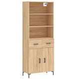 Highboard Sonoma Oak 69.5x34x180 cm Engineered Wood 3200516