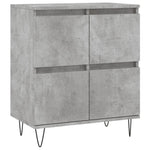 Sideboards 2 pcs Concrete Grey Engineered Wood 3190177