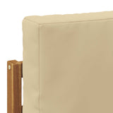 Outdoor Middle and Corner Sofa 2 Piece Natural and Beige 900472