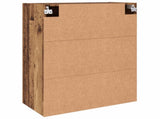Wall-Mounted Cabinet 2 pcs Old Wood 69.5 x 34 x 90 cm 3394551
