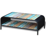ZNTS Coffee Table Solid Reclaimed Wood 243285