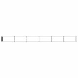 Raised Garden Bed Grey 600 x 40 x 55 cm cold-rolled steel 8006299